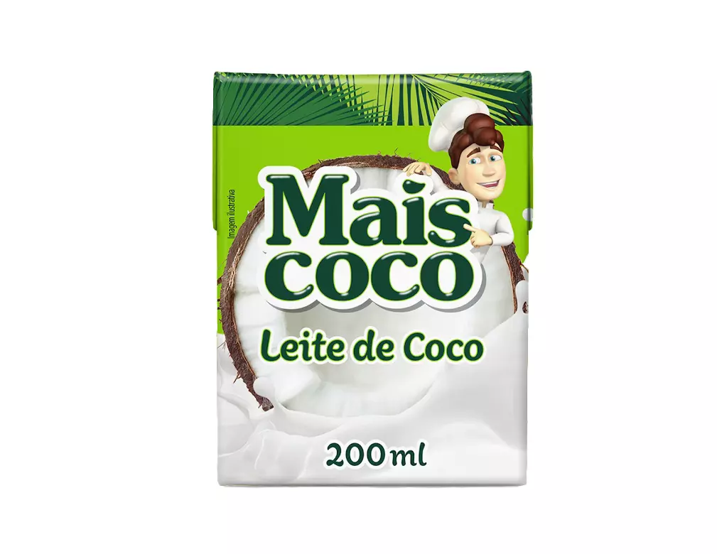 LEITE DE COCO PEQUENO MAIS COCO 200 ML (CX 24 UN)